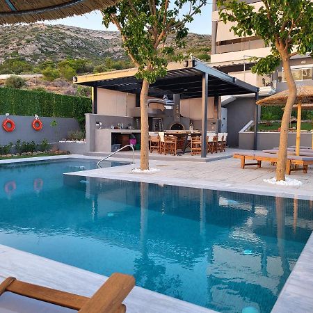 "Stergiou Luxury Apartment 2Nd Floor" Με Κοινη Πισινα Saronida Exteriör bild