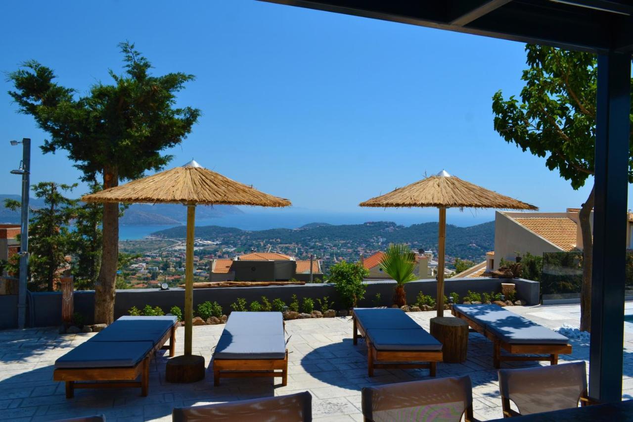 "Stergiou Luxury Apartment 2Nd Floor" Με Κοινη Πισινα Saronida Exteriör bild