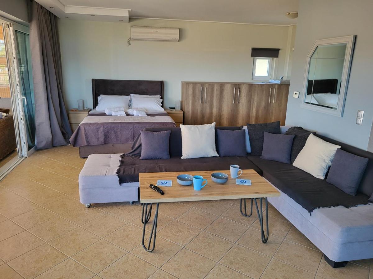 "Stergiou Luxury Apartment 2Nd Floor" Με Κοινη Πισινα Saronida Exteriör bild