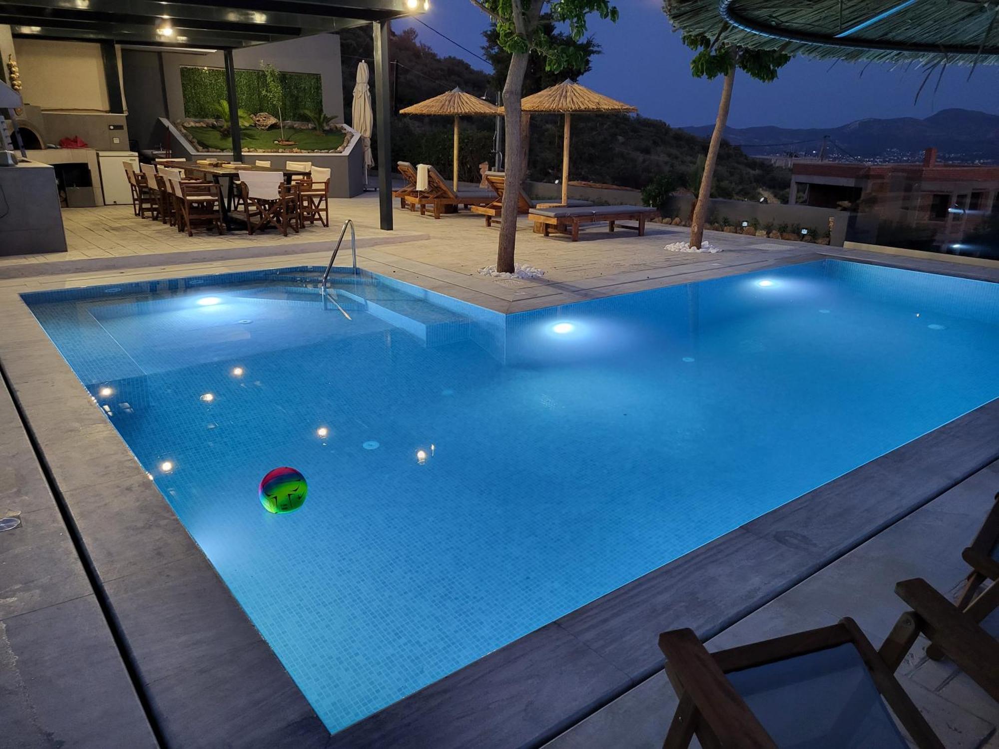 "Stergiou Luxury Apartment 2Nd Floor" Με Κοινη Πισινα Saronida Rum bild
